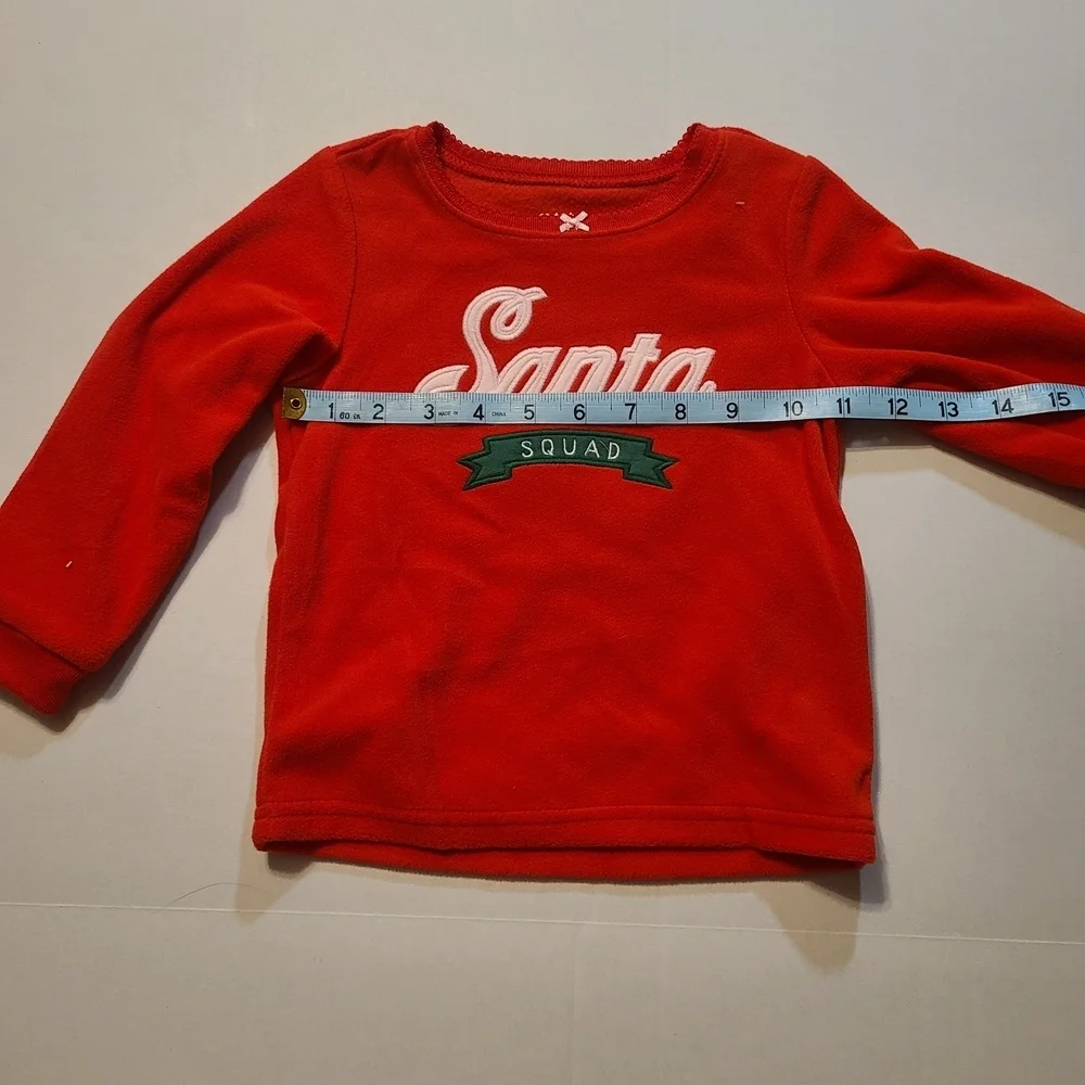 Carter's Festive Cute & Adorable Red and Pink Santa Pajama Set NWT 2T